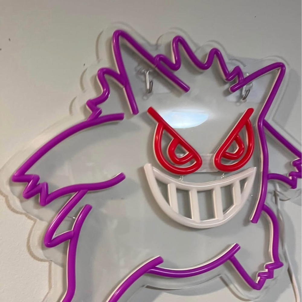 Pokémon Gengar Neon Wall Art Sign